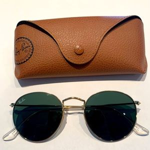 Ray-Bay Round Metal sunglasses w/ G-15 lenses